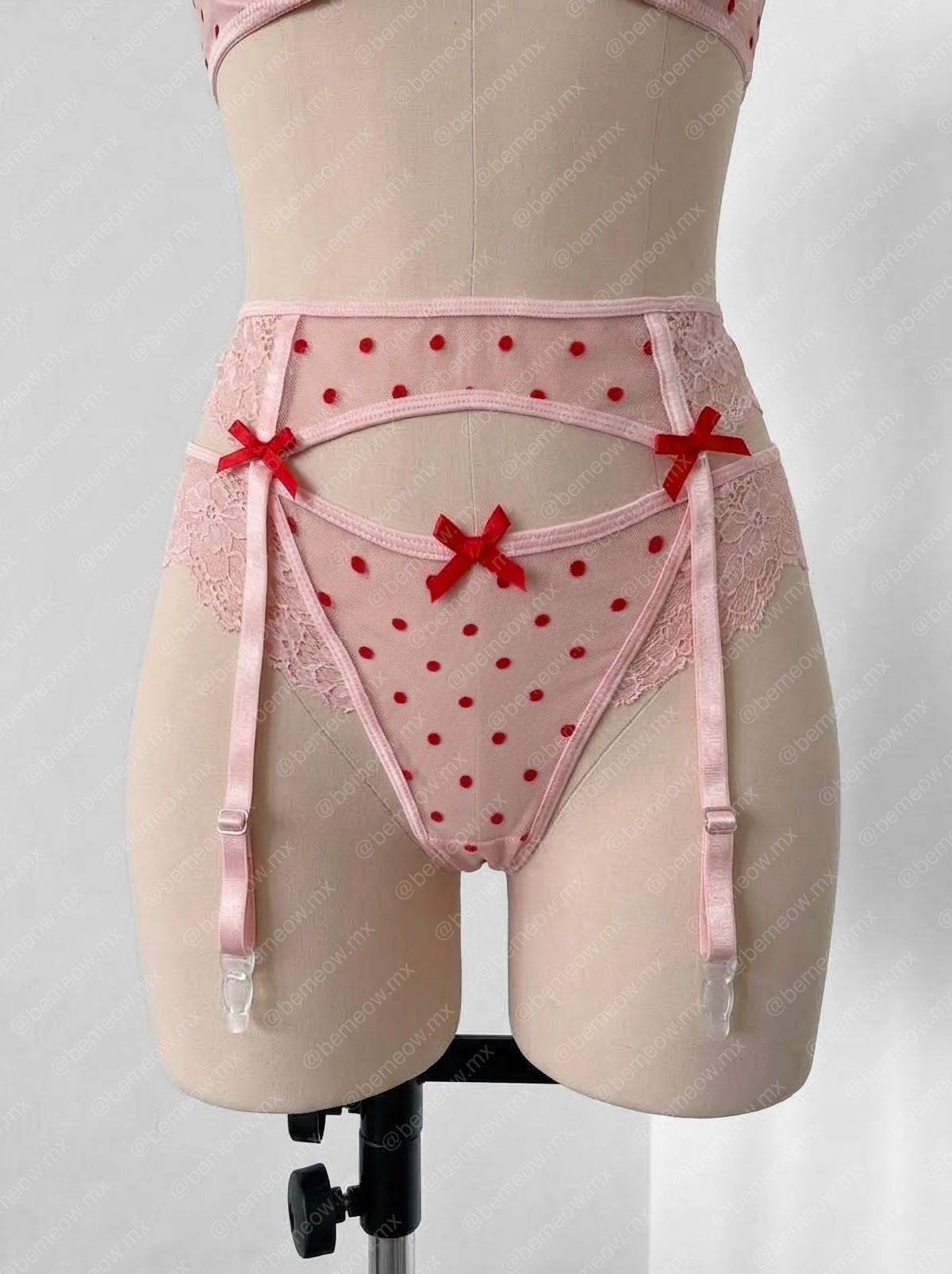 Conjunto Mesh Cupido Liguero