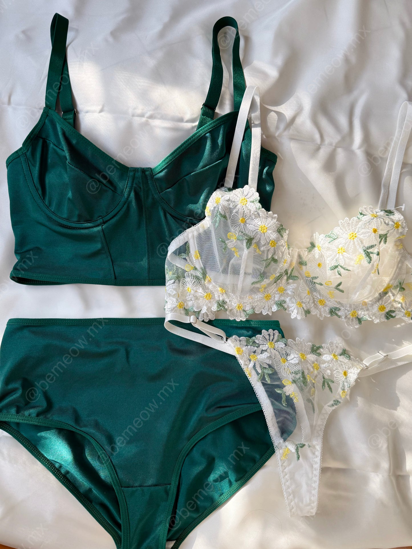 Conjunto Floral Margaritas