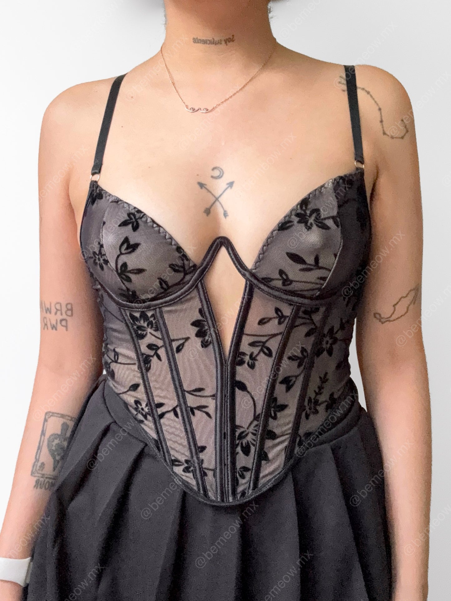 Bustier Fleur Asimétrico