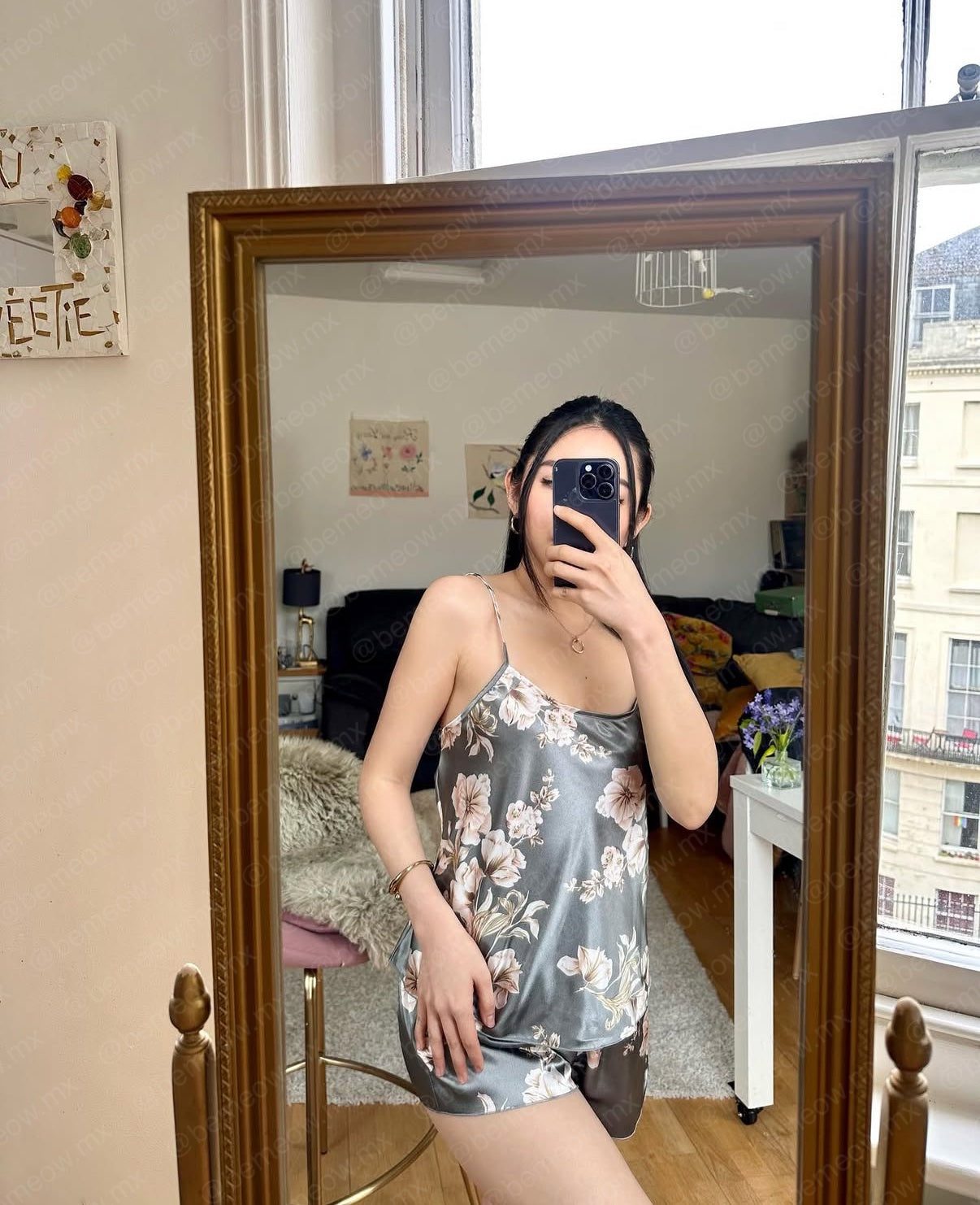 Pijama Floral Satin +COLORES