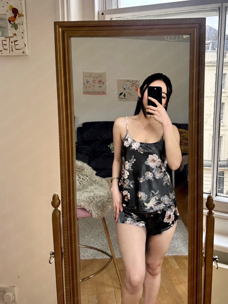 Pijama Floral Satin +COLORES
