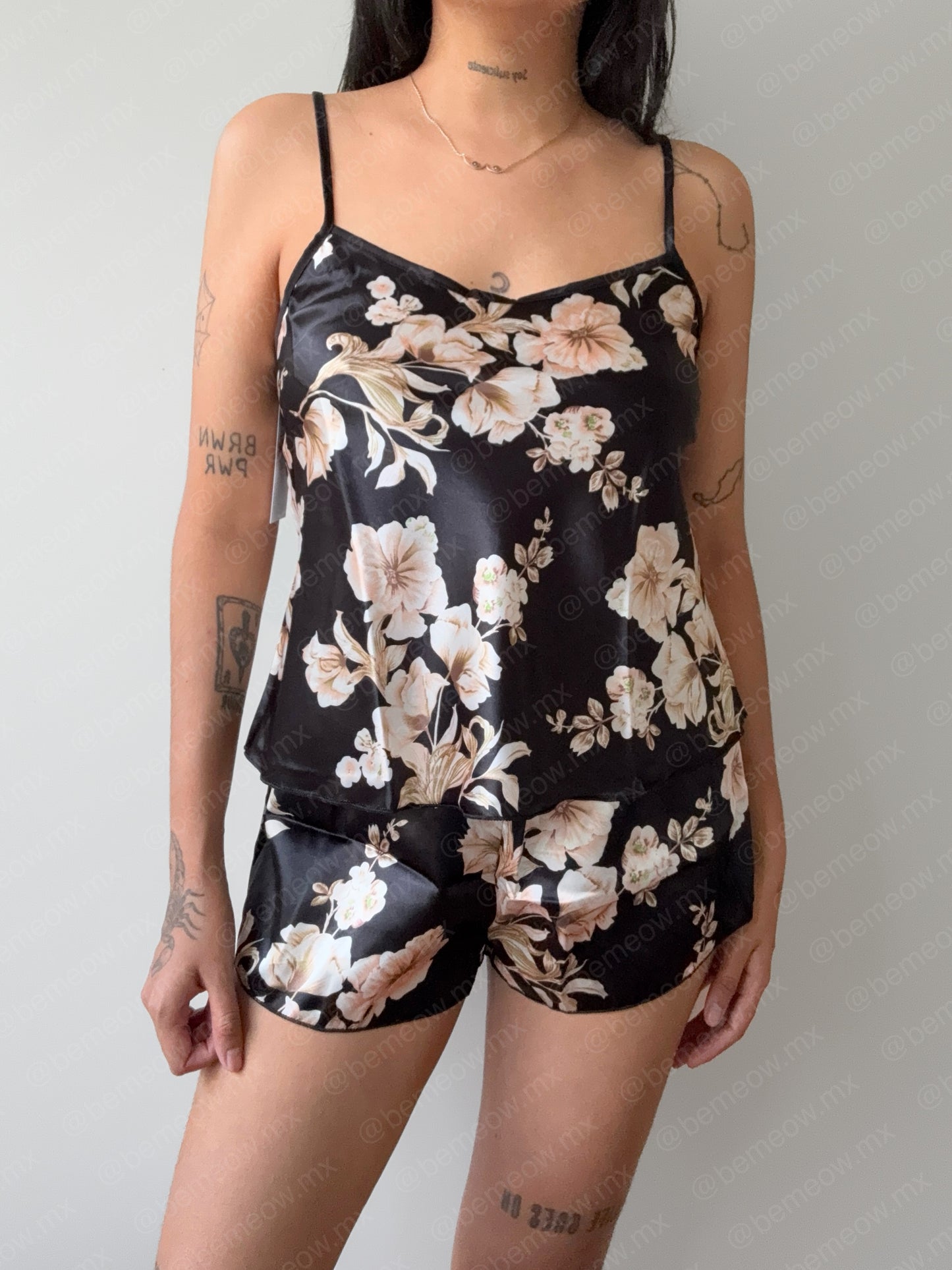 Pijama Floral Satin +COLORES