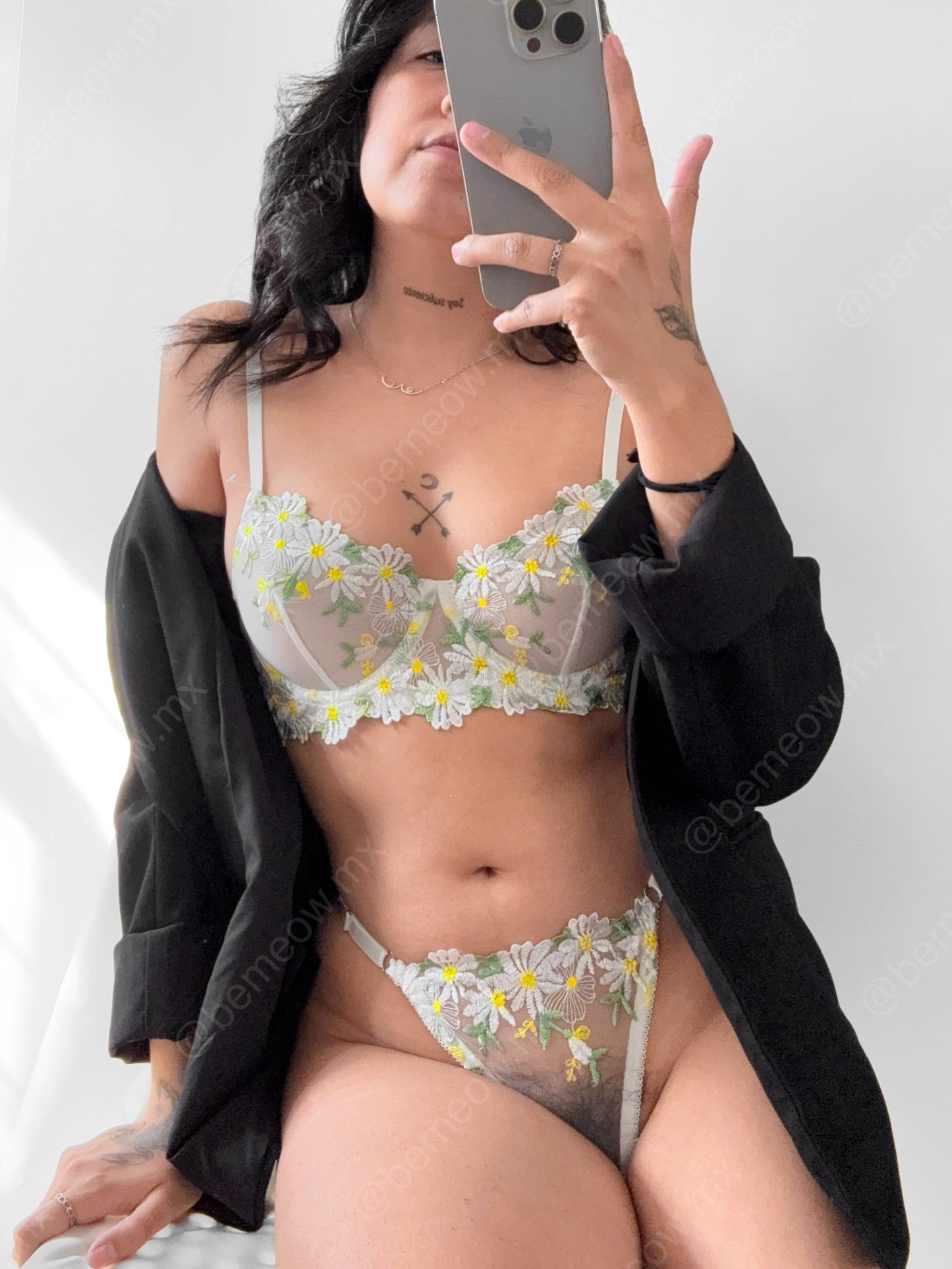 Conjunto Floral Margaritas