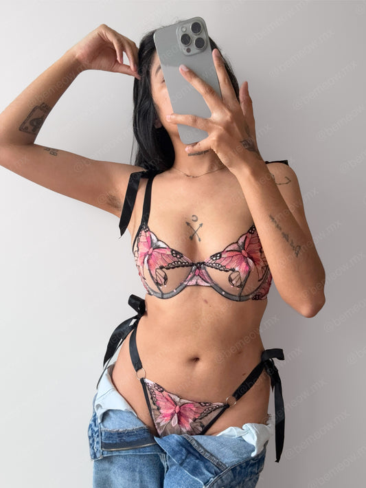 Conjunto Mariposa Listones