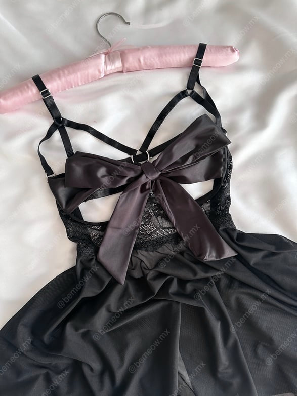 Babydoll Moño Satin +COLORES