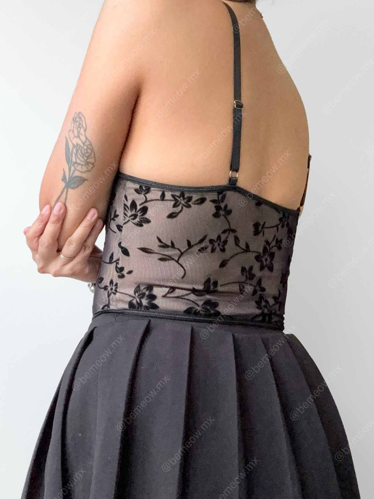 Bustier Fleur Asimétrico