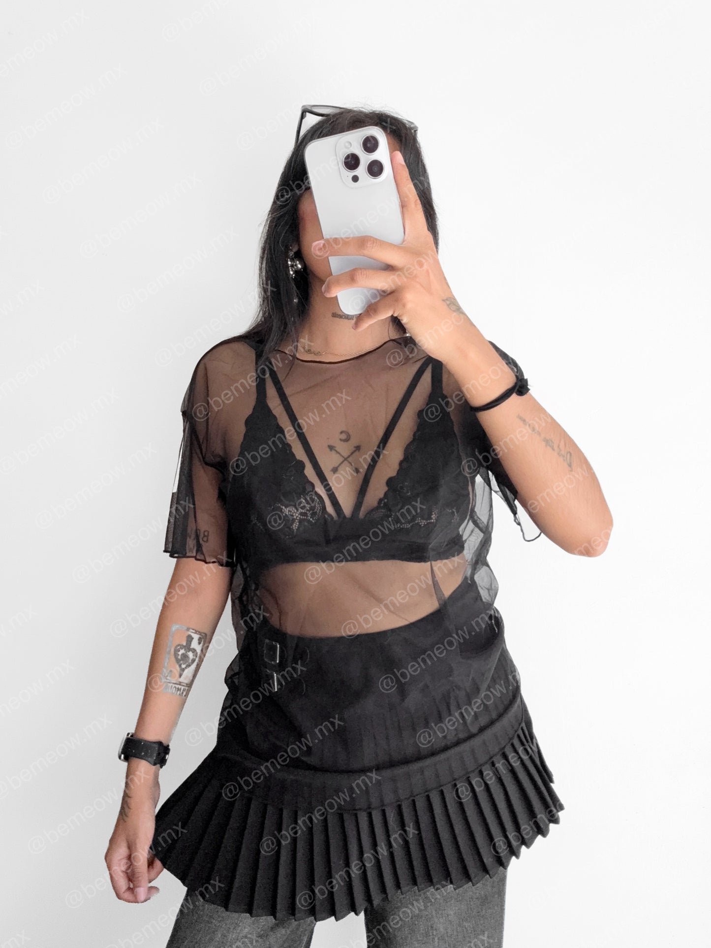 Top Mesh Tul Basico