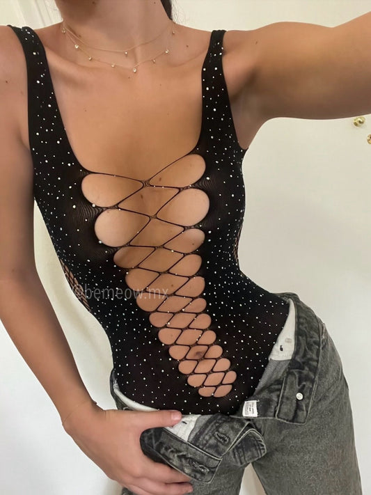 Body De Red Kira Glitter - Be Meow - Bodys