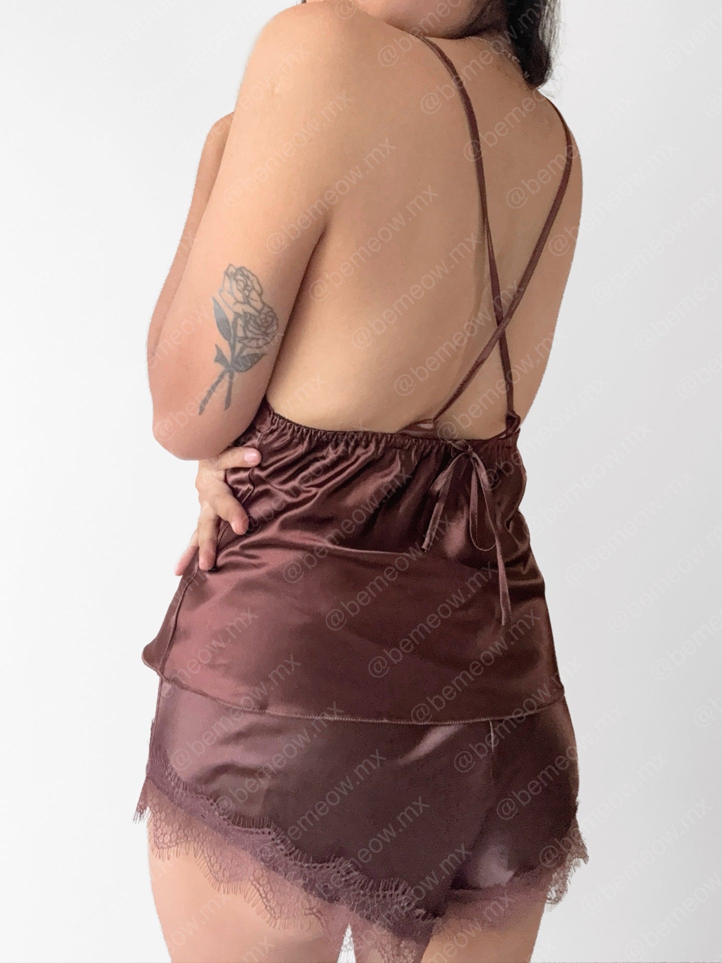 Pijama Cocoa Satin Encaje