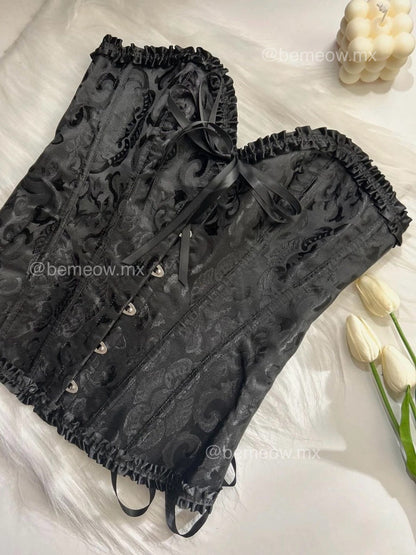 Corset Victoriano Varillas NEGRO