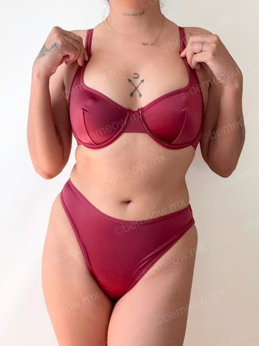Conjunto Vino Satin
