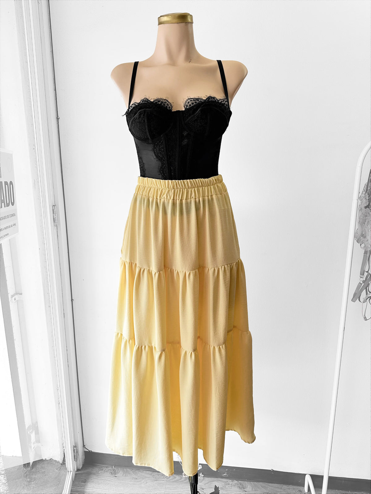 Falda Larga Bolsillos +COLORES