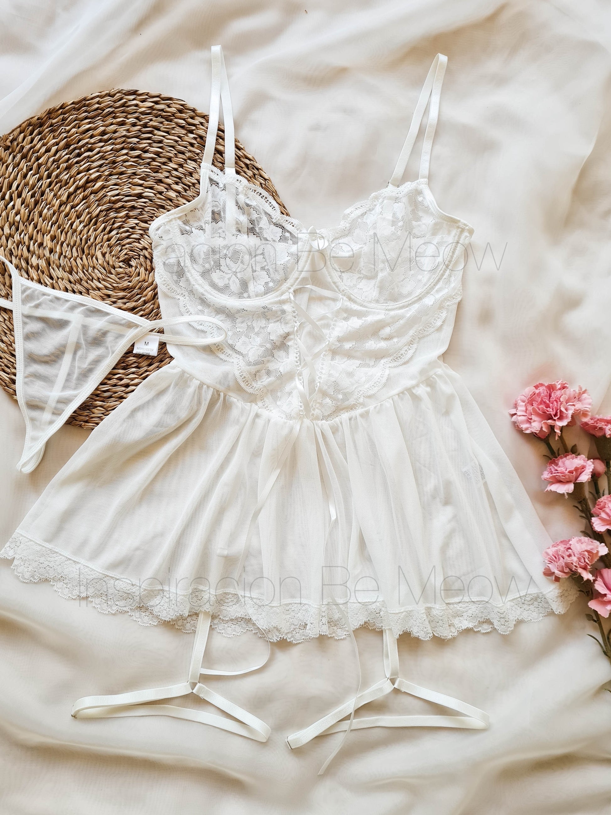 Baby Doll Géminis Blanco - Be Meow - Conjuntos