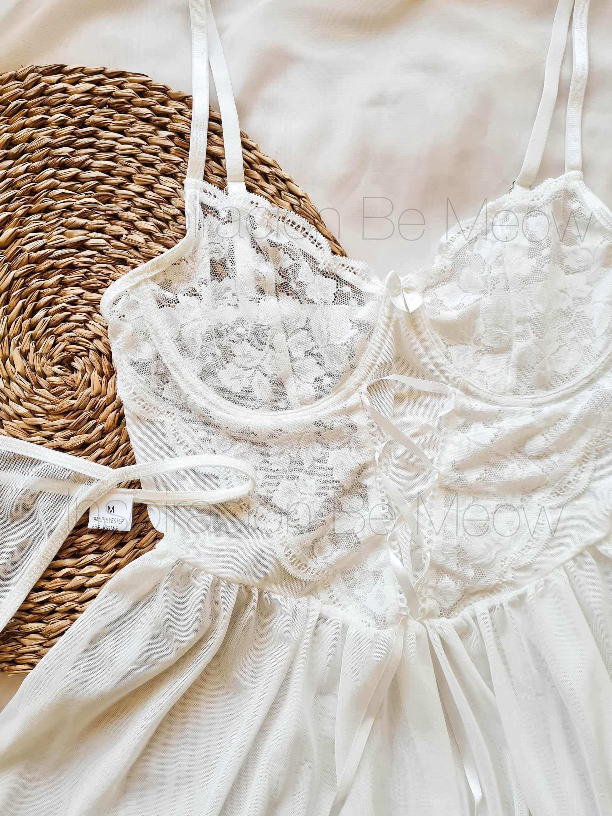Baby Doll Géminis Blanco - Be Meow - Conjuntos