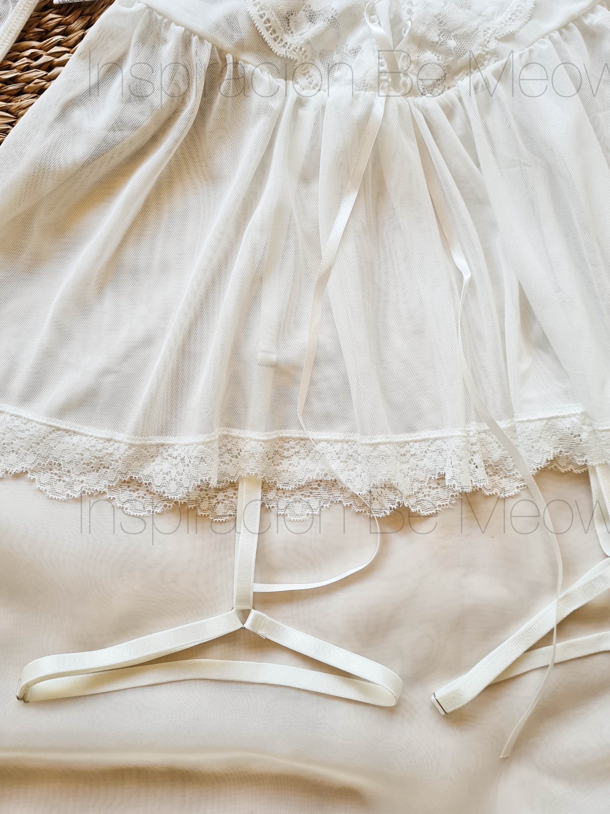Baby Doll Géminis Blanco - Be Meow - Conjuntos