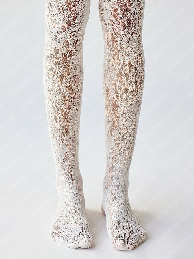 Pantimedias Encaje NIEVE