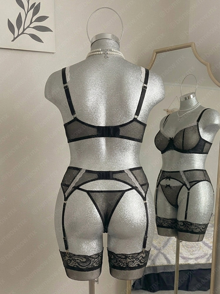 Conjunto Polka Dots Liguero PLUS