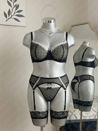Conjunto Polka Dots Liguero PLUS