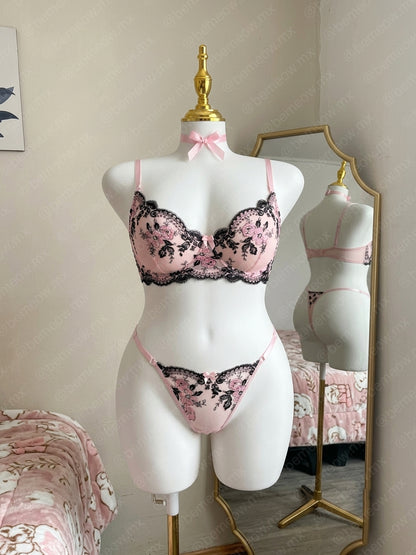Conjunto Floral Baby Pink PLUS