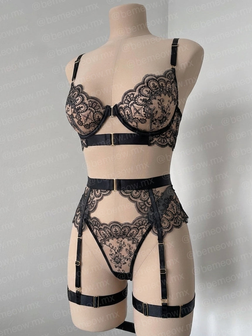 Conjunto Liguero Eleonor DELUXE