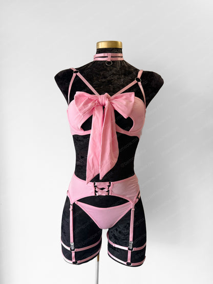 Conjunto Lazo Liguero +COLORES