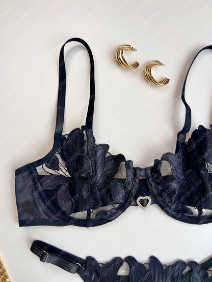 Conjunto Negro Onyx Satin