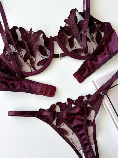 Conjunto Vino Tinto Satin