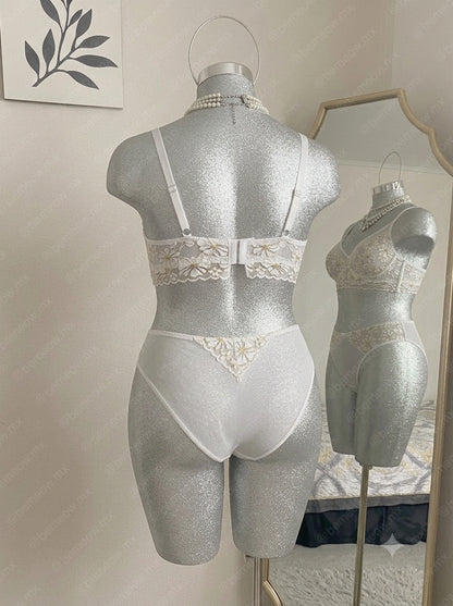 Conjunto Manzanilla Encaje PLUS
