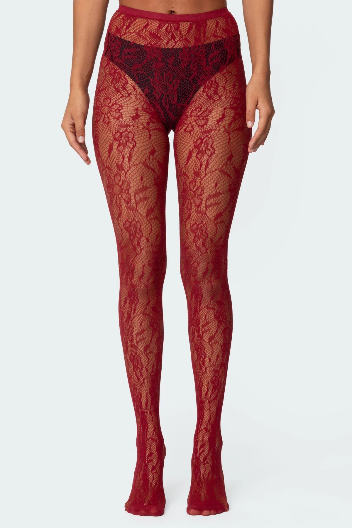 Pantimedias Encaje TINTO