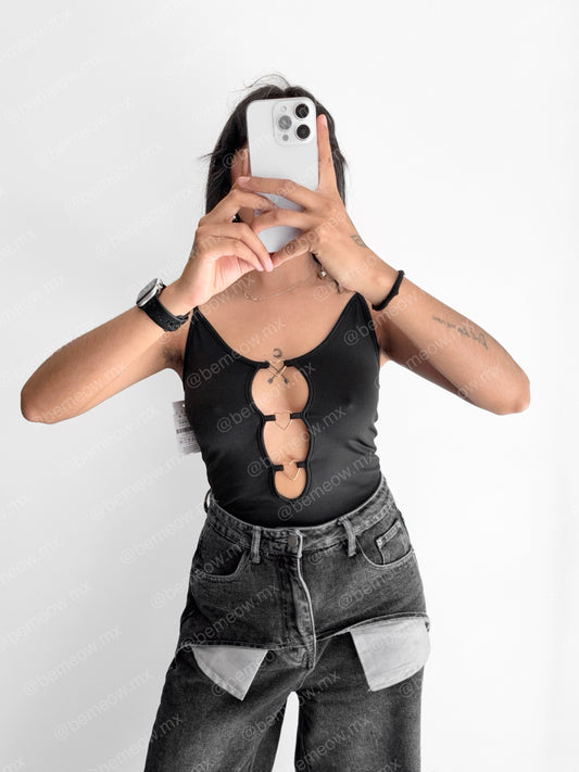 Body Licra 3 Corazones