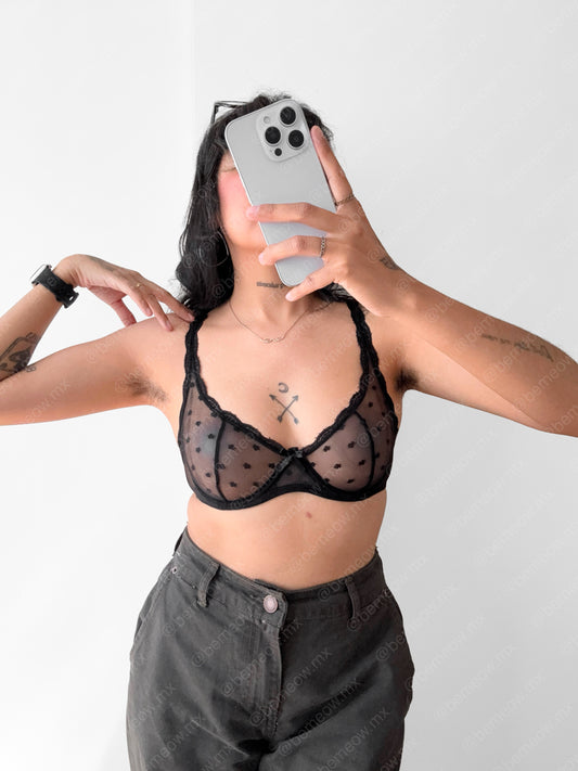 Bralette Corazones Mesh +COLORES