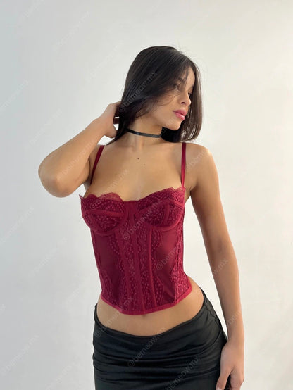 Bustier Largo Vino