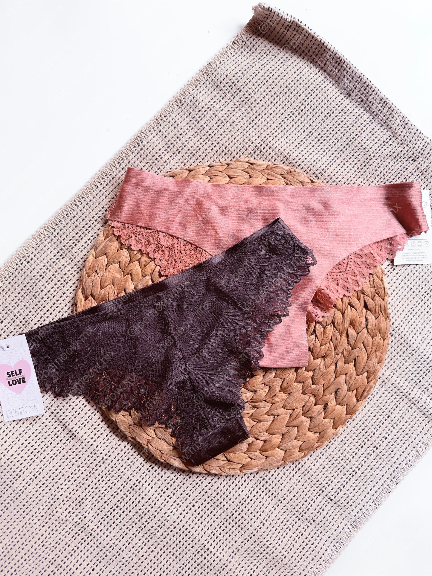 Panty Cachetero Encaje +COLORES