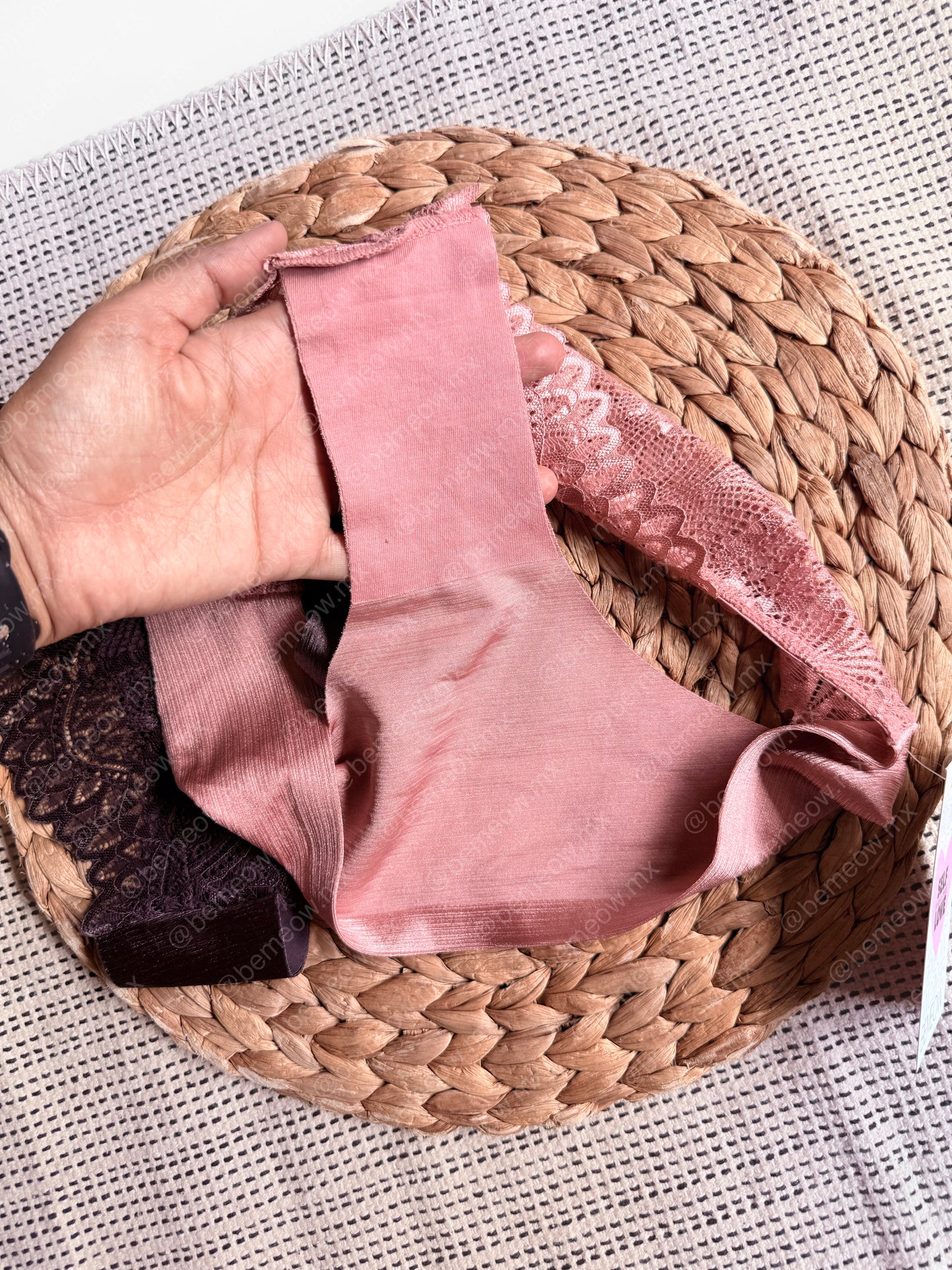 Panty Cachetero Encaje +COLORES