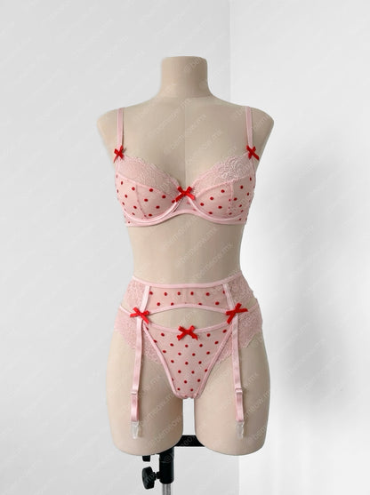 Conjunto Mesh Cupido Liguero