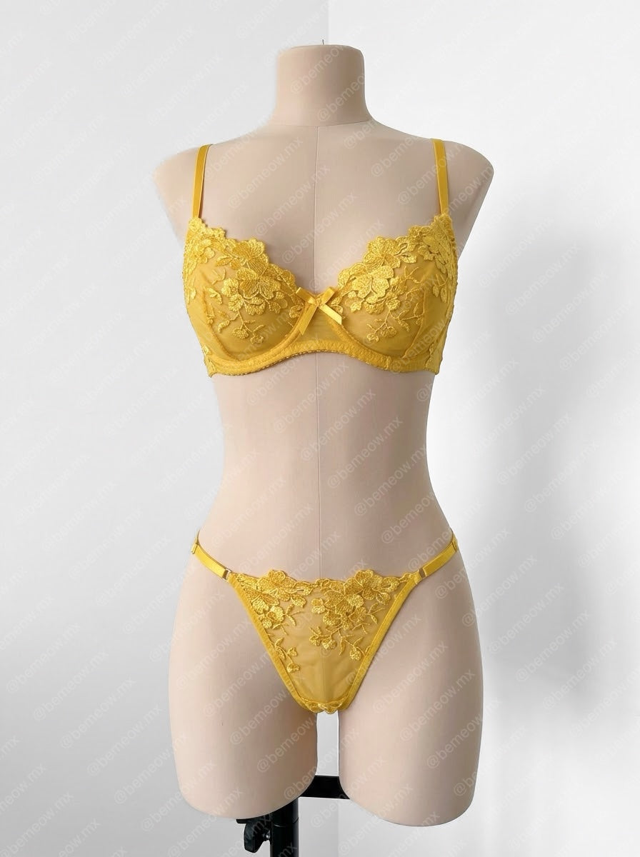Conjunto Crisantemo Amarillo