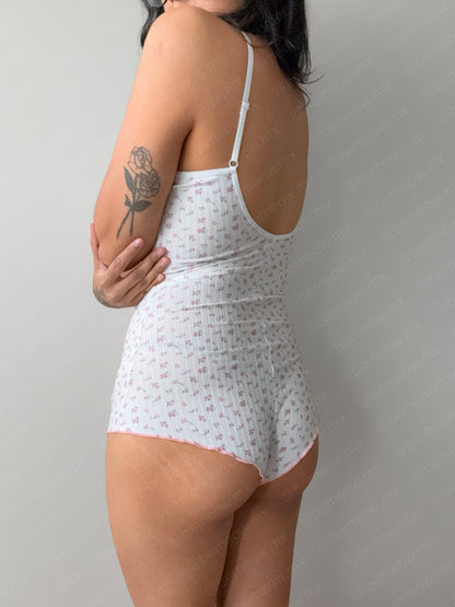 Pijama Enterizo Floral Cute