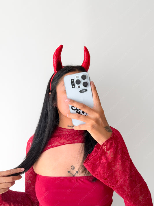 Diadema Cuernos Diablita