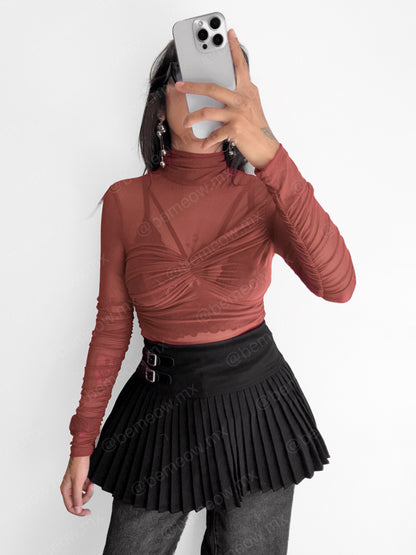 Falda Tablas Hebillas