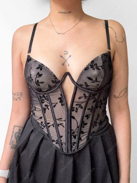 Bustier Fleur Asimétrico