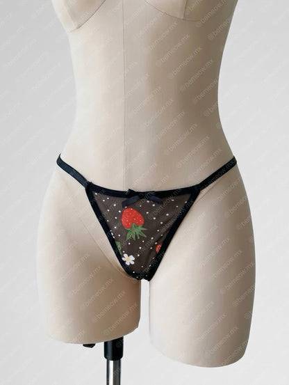 Conjunto Pijama Mesh Fresas