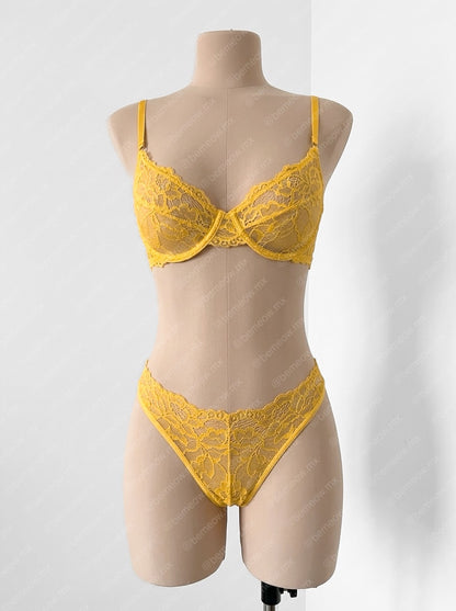 Conjunto Encaje Girasol