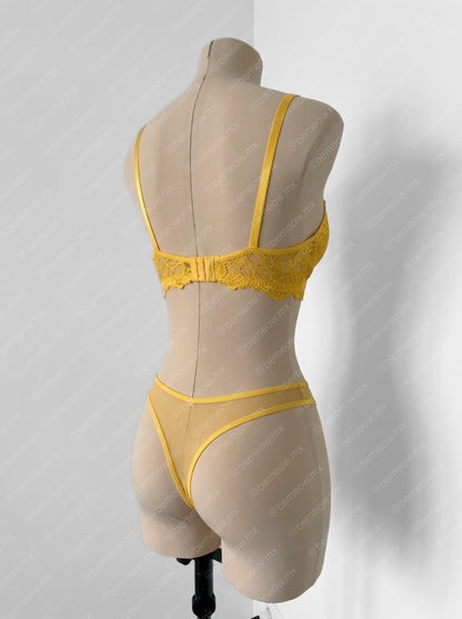 Conjunto Encaje Girasol