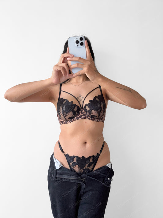 Conjunto Dalia Leopardo