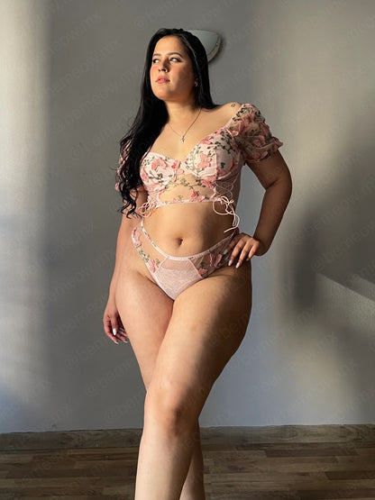 Conjunto Bustier Mariposas