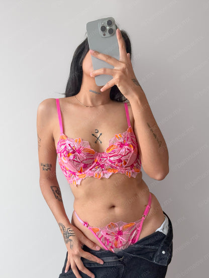 Conjunto Narciso Fiusha y Naranja