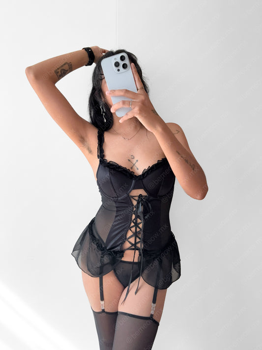 Babydoll Corset Poison +COLORES