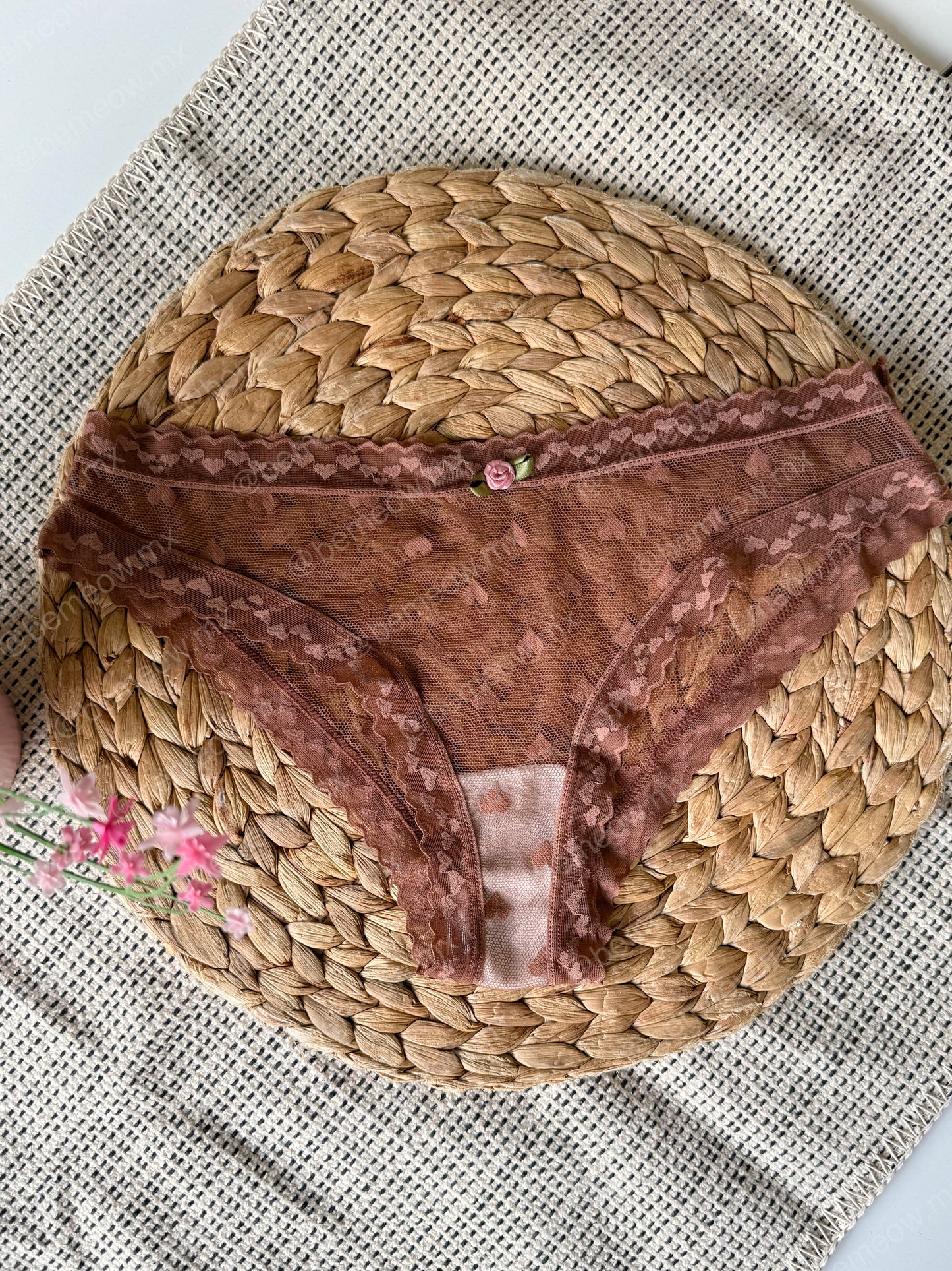 Set 3 Pantys Mesh Encaje