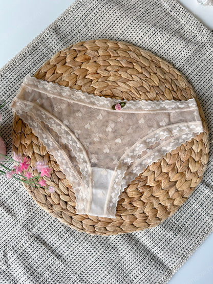 Set 3 Pantys Mesh Encaje