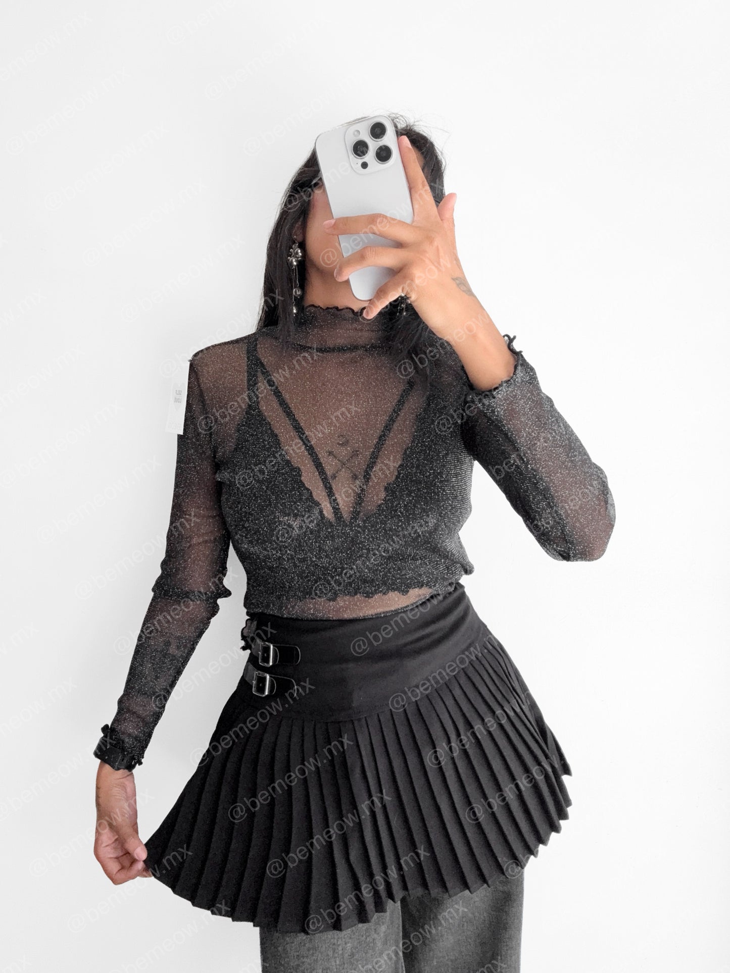 Top Mesh Glitter